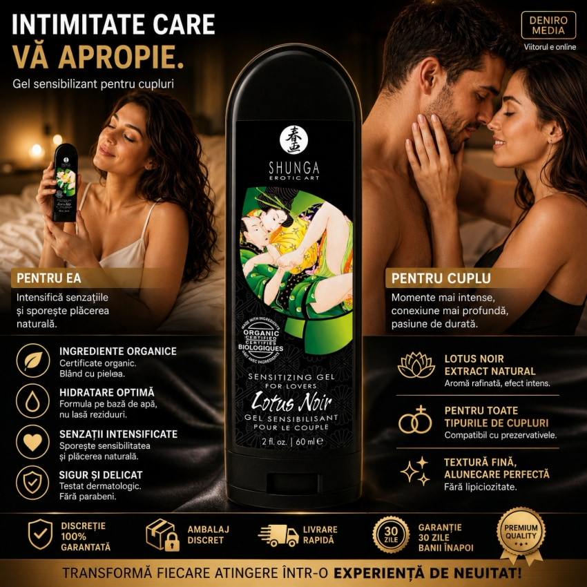 Gel Pentru Stârnire Lotus Noir 60ml