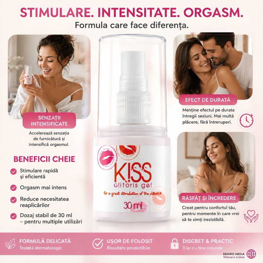 Gel Stârnire Clitoris Kiss 30ml