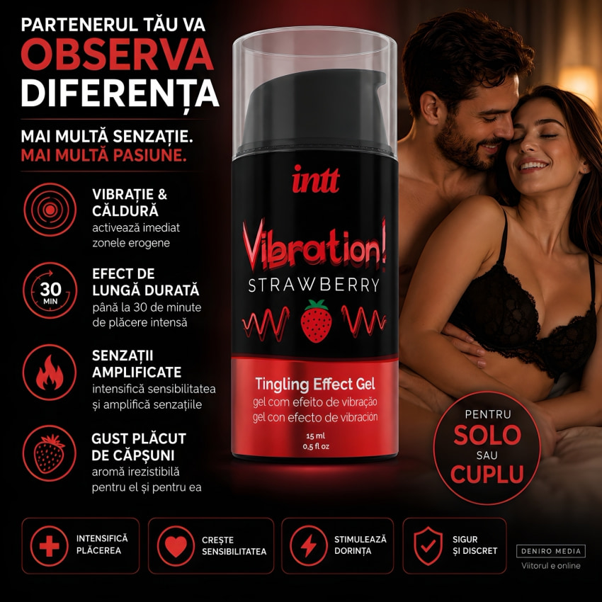 Gel Stimulare INTT Vibration Consecință de Furnicături 15ml