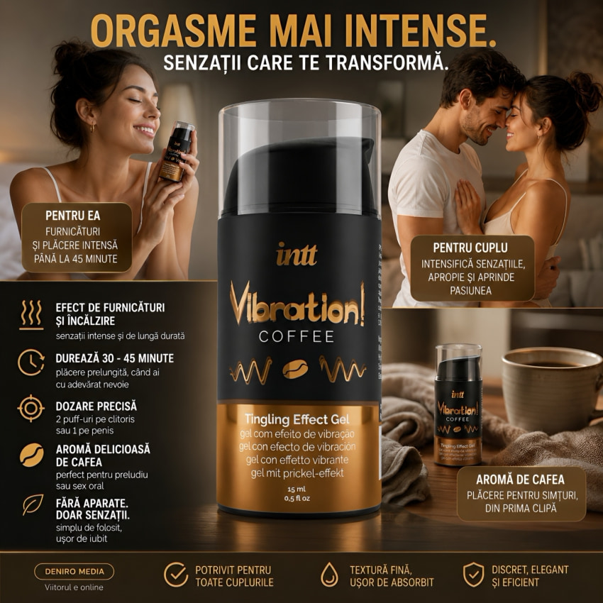 Gel Stimulare Vibration Coffee 15ml