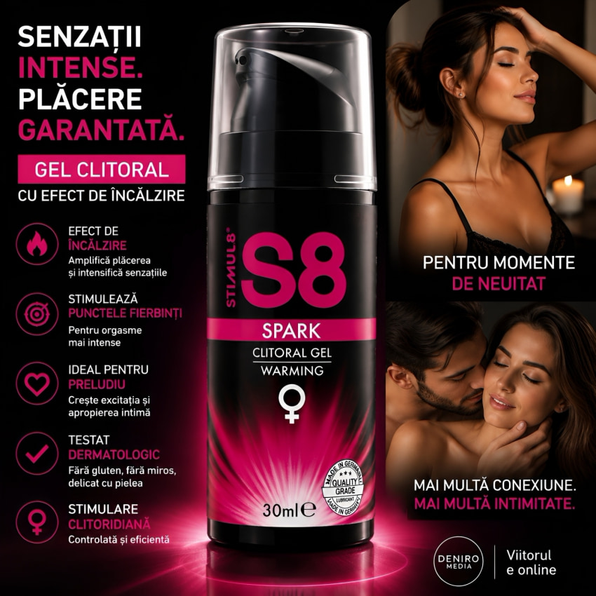 Gel Energizator S8 Spark Clitoral 30 ml