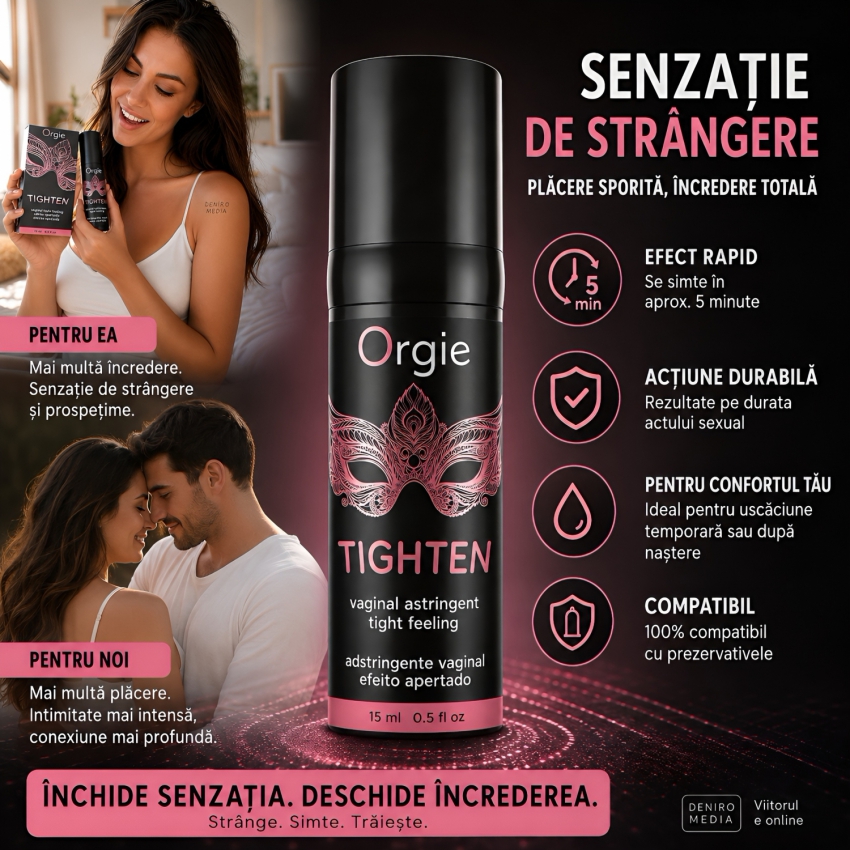Gel Orgie Tighten pentru Strâmtarea Vaginului 15 ml