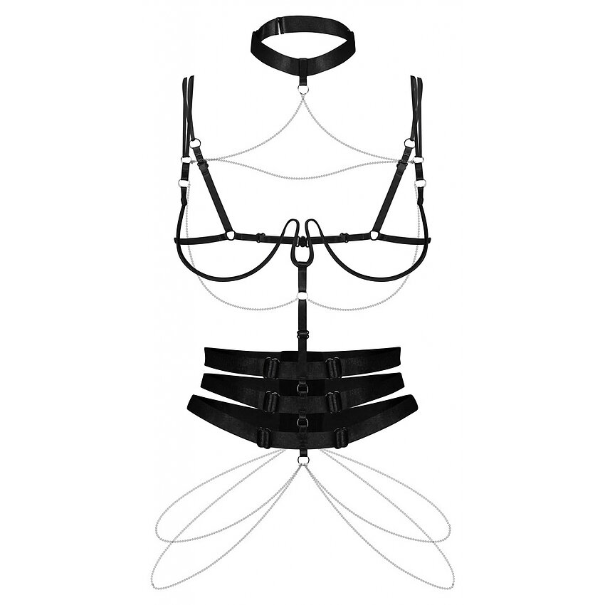 Harness Obsessive Premisis Negru S-L