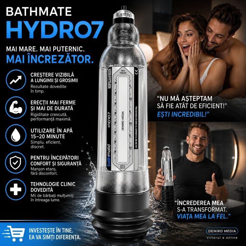 Hidropompă Bathmate Hydro 7 Transparent