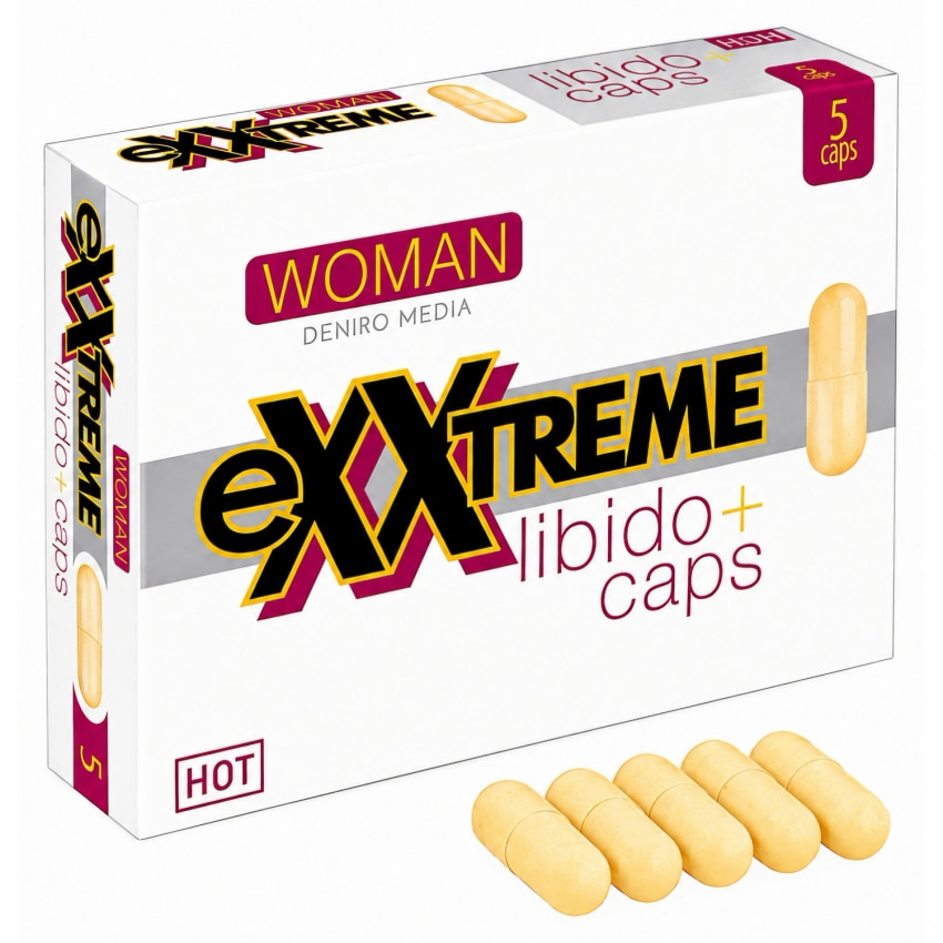 HOT Exxtreme Libido Feminin 5 Capsule cu Muira Puama
