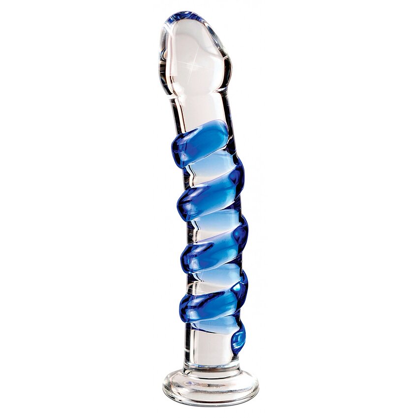 Icicles Hand Blown Glass No 5 Transparent 17.8cm