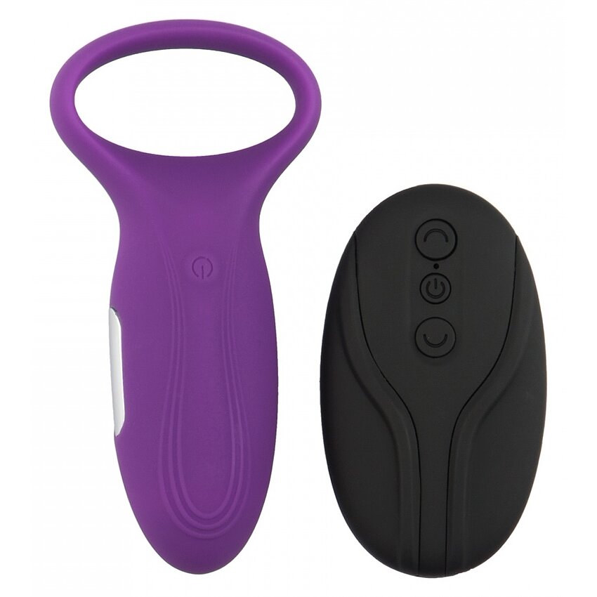 Inel Penis TUX Remote Control Couples Negru