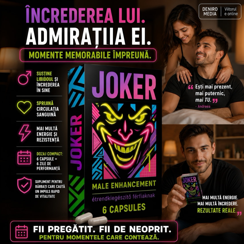 Joker 6 Capsule, Formulă Compactă Pentru Bărbați