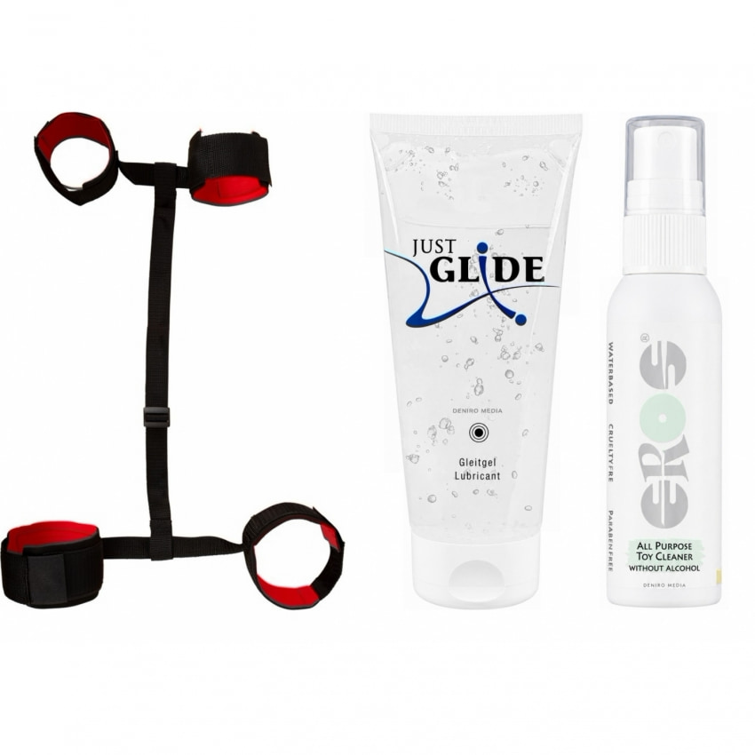 Kit Plăcere Intensă: Set BDSM + Lubrifiant Anal