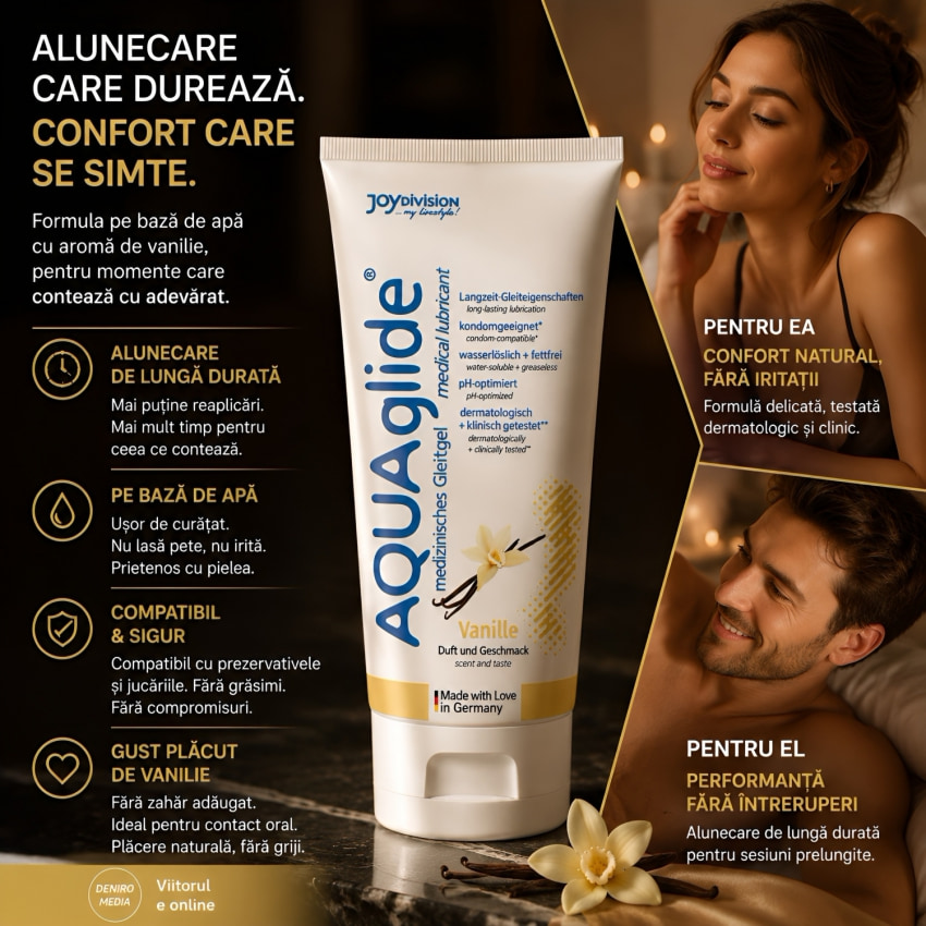 Lubrifiant AQUAglide Vanilie 100 ml