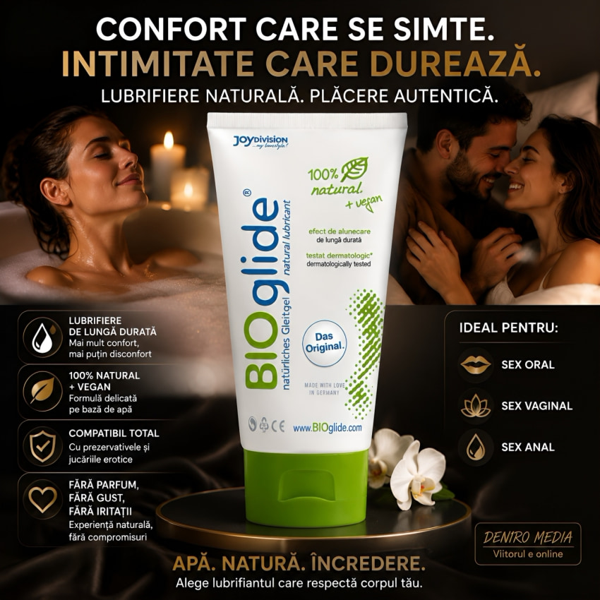 Lubrifiant Organic Bioglide Neutral fără Miros 40ml