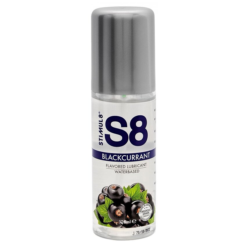 Lubrifiant S8 WB Flavored Lube Coacăze Negre 125ml