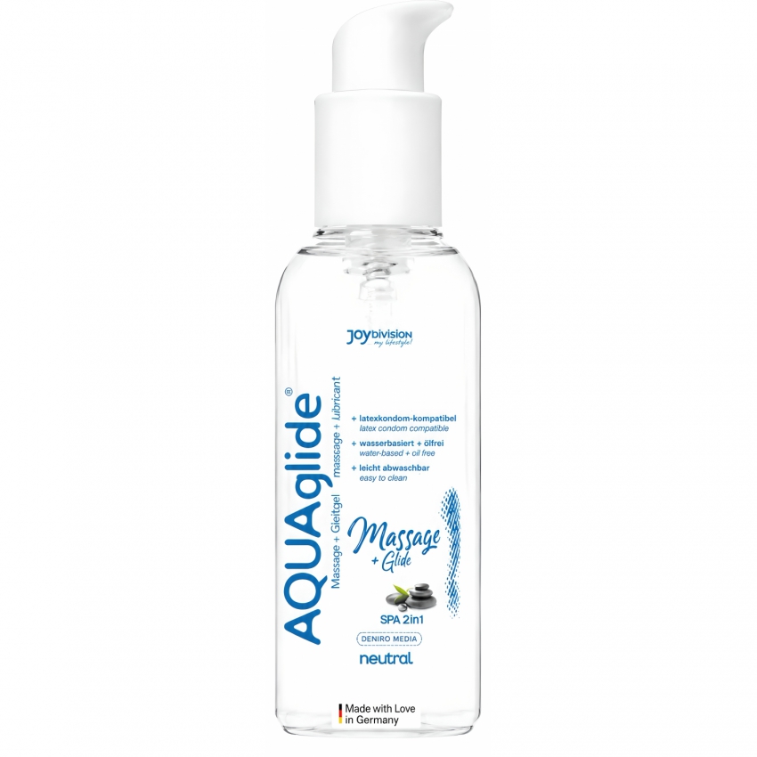 Lubrifiant și Gel de Masaj 2 în 1 AQUAglide 200 ml