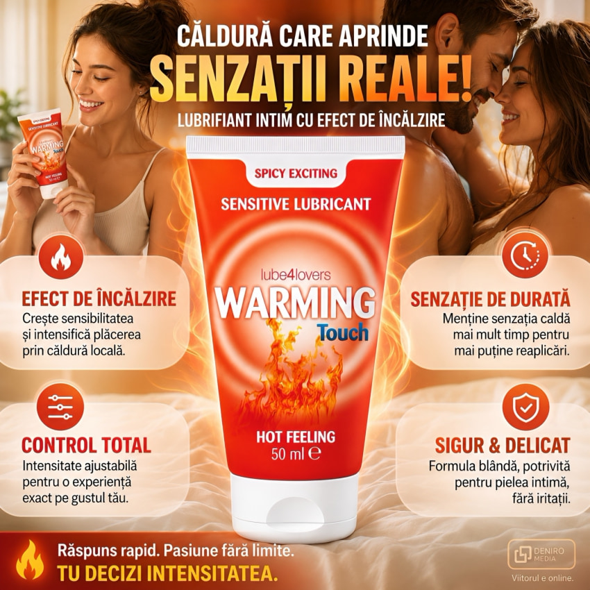 Lubrifiant Warming Touch cu Efect de Încălzire 50 ml