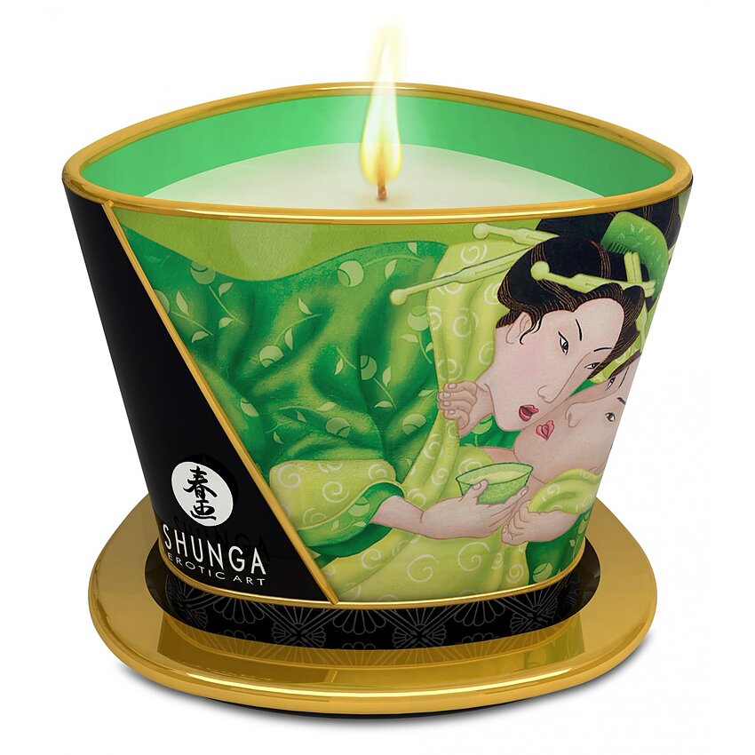 Lumânare Aromată Masaj Green Tea 170ml
