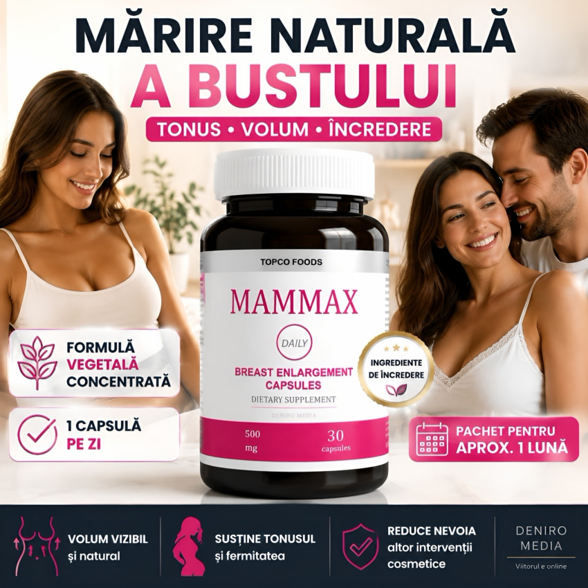 Mammax Pilule Pentru Creșterea Bustului 30buc