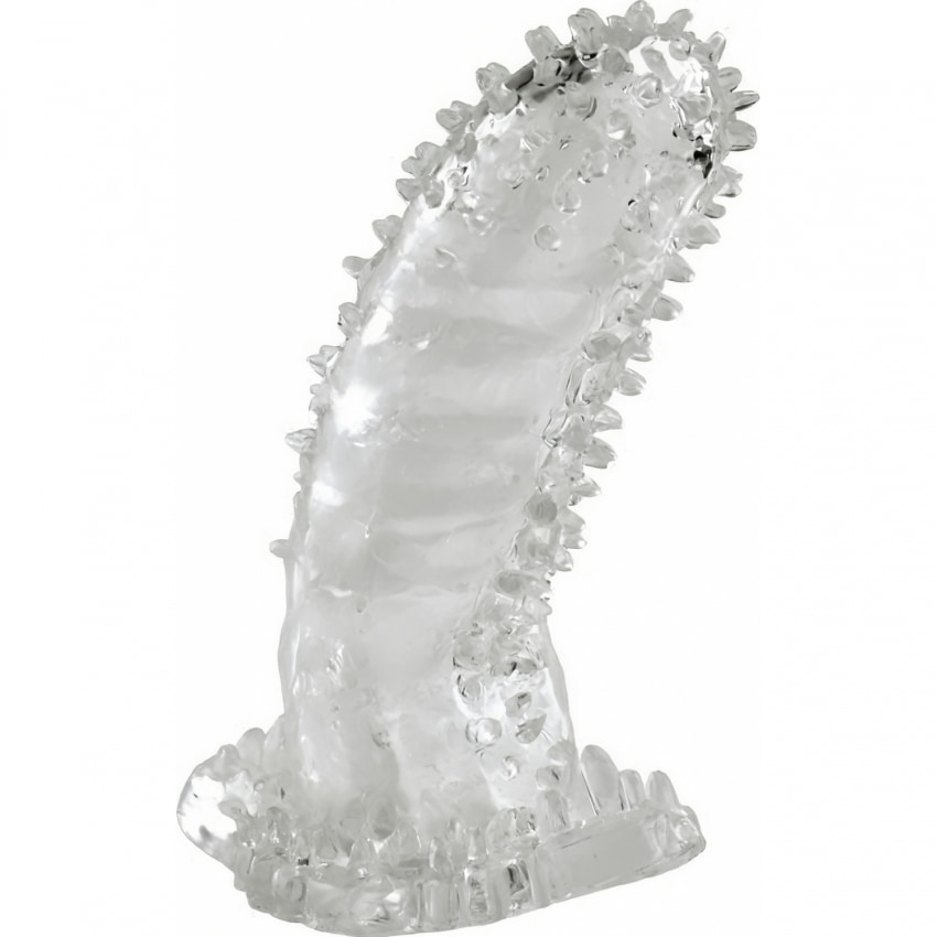 Manșon pentru Penis Transparent cu Striații