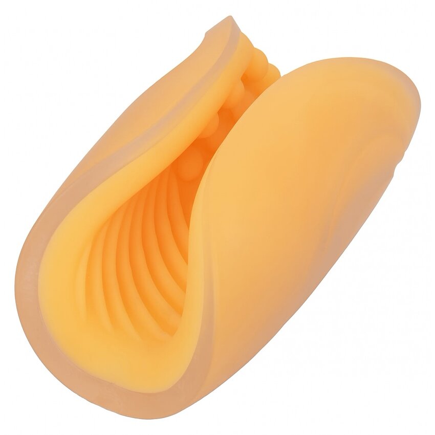 Masturbator Dual Grip Portocaliu