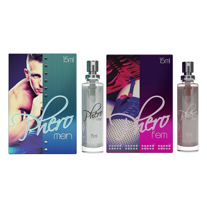 Pachet Parfum Feromoni Pheromen 15ml Și Parfum Feromoni PheroFem 15ml