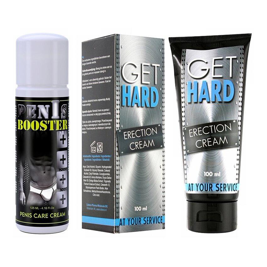 Pachet Cremă Erecție Get Hard + Cremă Potență Booster