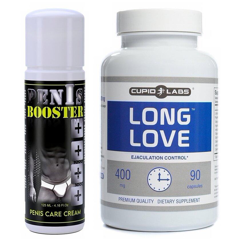 Pachet Pastile Long Love + Cremă Penis Booster