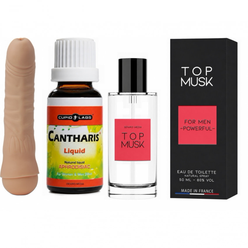 Kit Seducție Intensă – Feromoni, Picături, Ejaculator