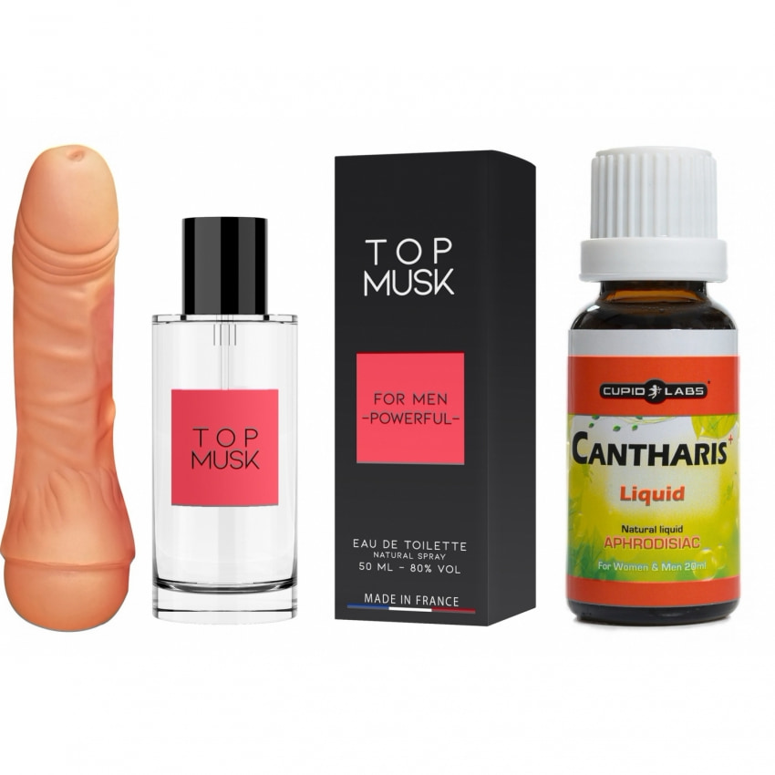 Kit Seducție Intensă – Feromoni, Picături, Ejaculator