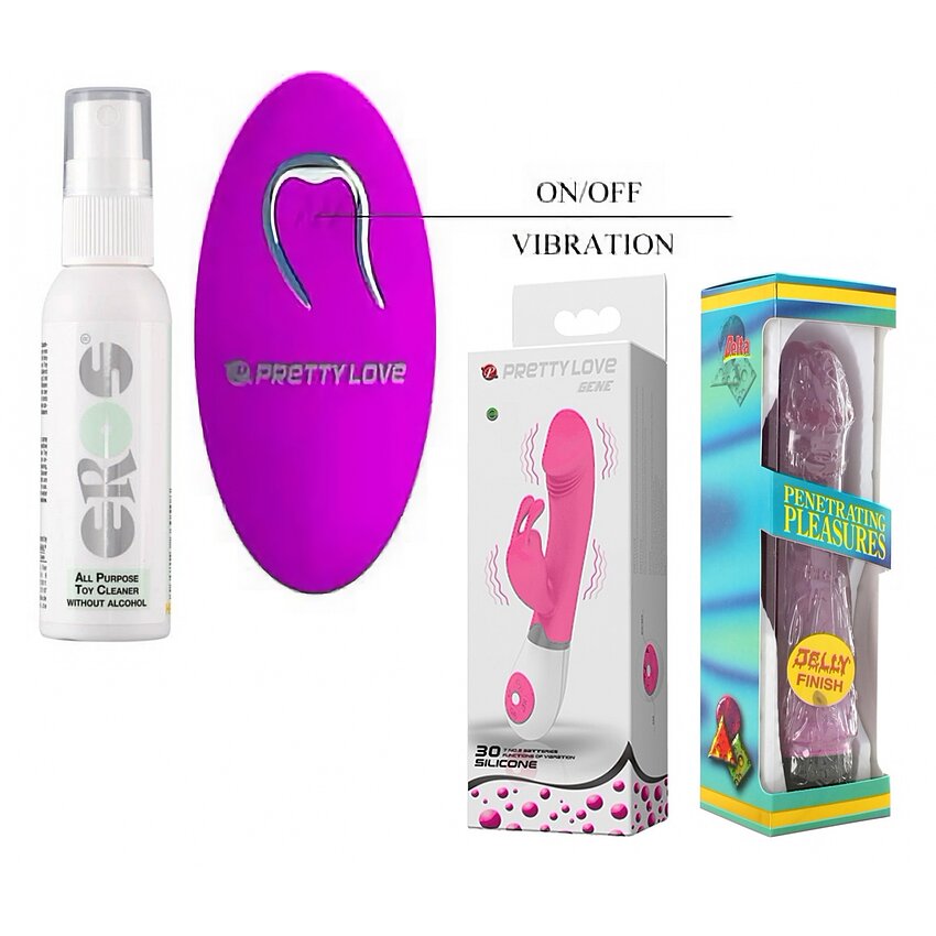 Pachet Trio Plăcere Intensă — Vibratoare și Igienă