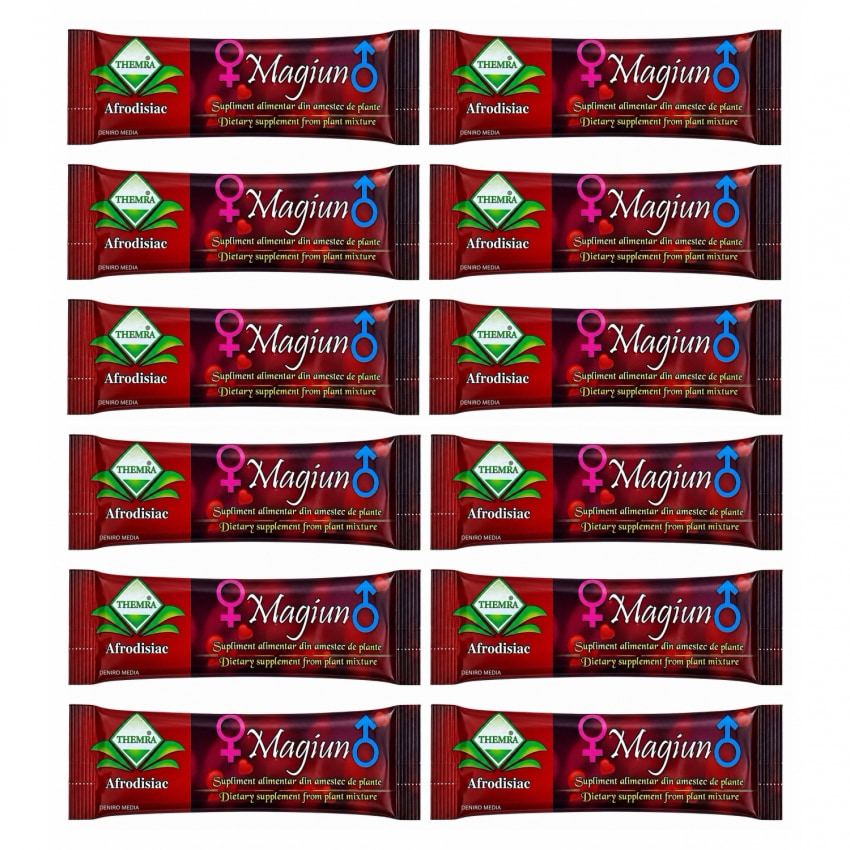 Pachet 12 x Magiun Afrodisiac Potentă 100% Natural Themra 12g