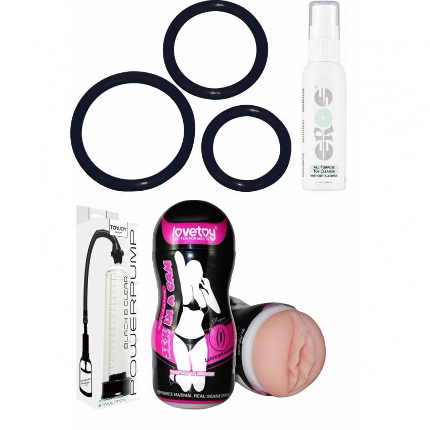 Pachet Plăcere Intensă — Kit 4-în-1 pentru Performanță