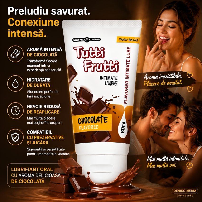 Pachet Atomizator Stud 100 Original + Lubrifiant Pentru Sex Oral Chocolate 100ml