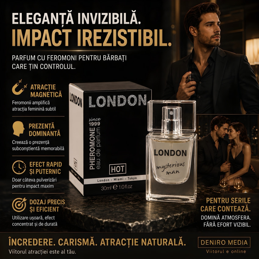 Parfum cu Feromoni London Man pentru Seducție 30 ml
