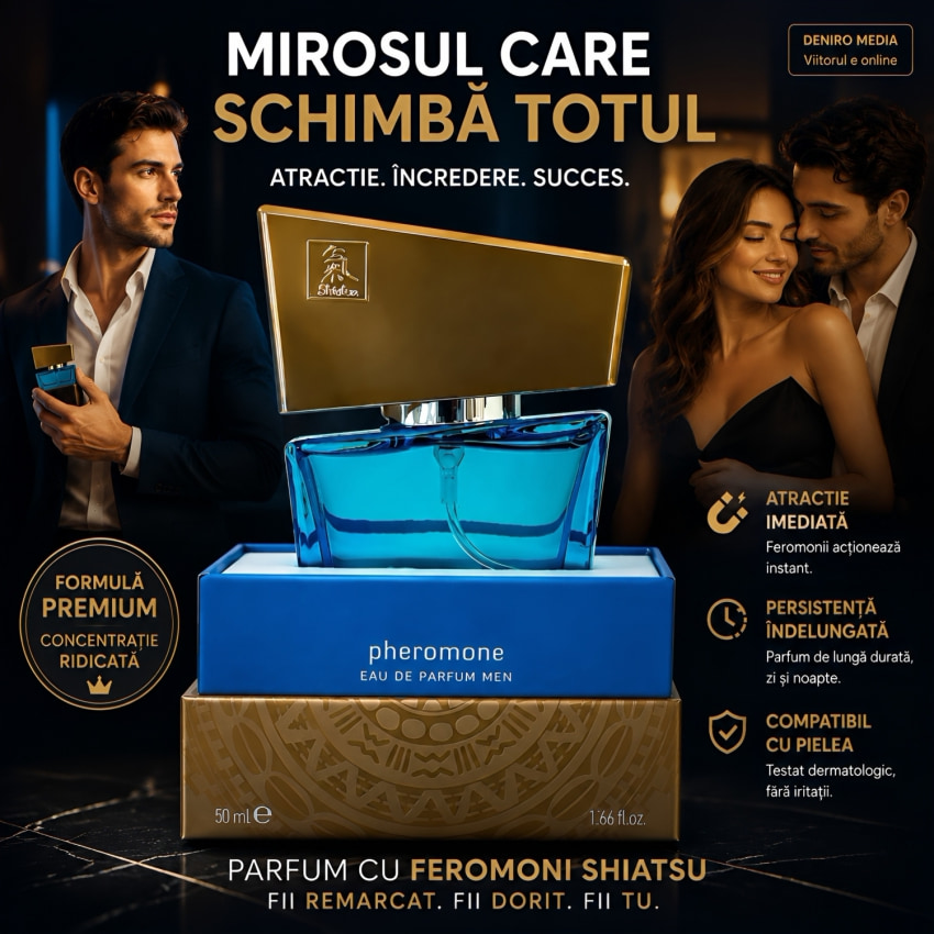 Parfum Feromoni Shiatsu pentru Masculi Atracție Puternică 50ml