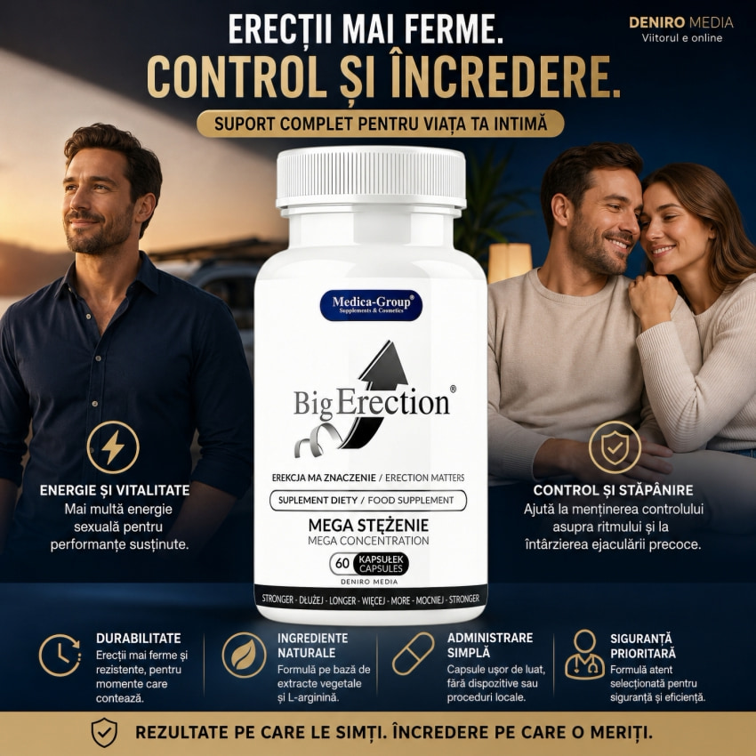 Pastile BigErection Pentru Erecții Intense 60buc