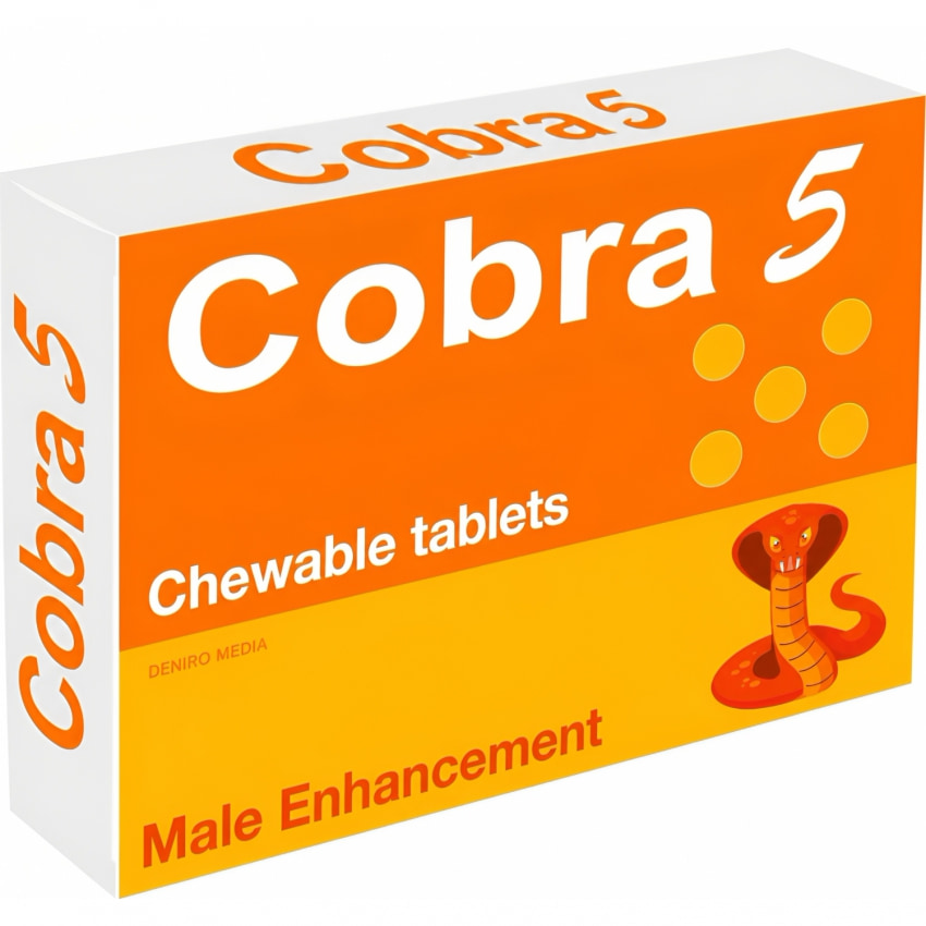 Pastile Masticabile Cobra pentru Erecție 5 Bucăți