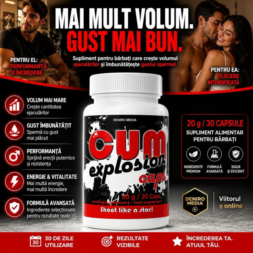 Pastile Cum Explosion pentru Bărbați 30capsule