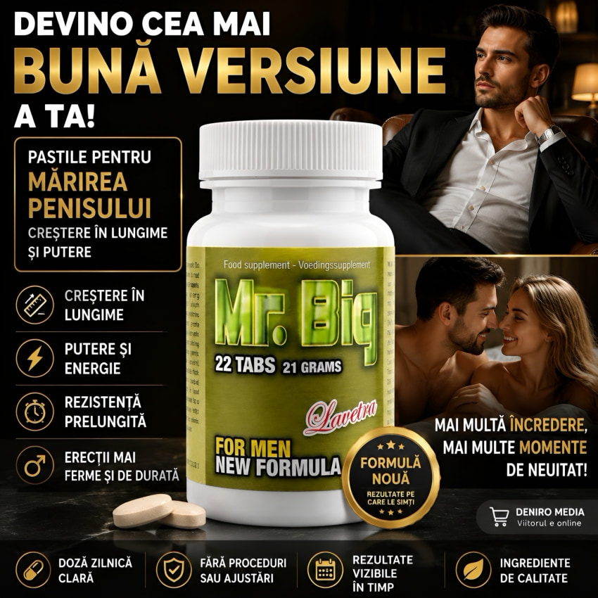 Pastile De Mărire A Penisului Mr. Big 22buc