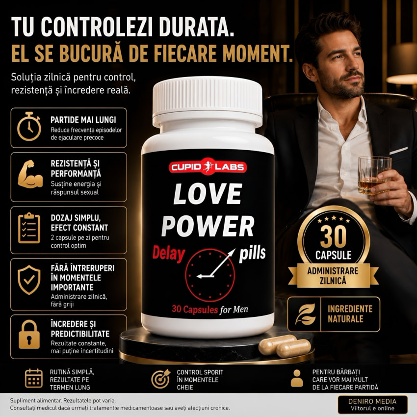 Pastile Ejaculare Precoce Love Power 30capsule