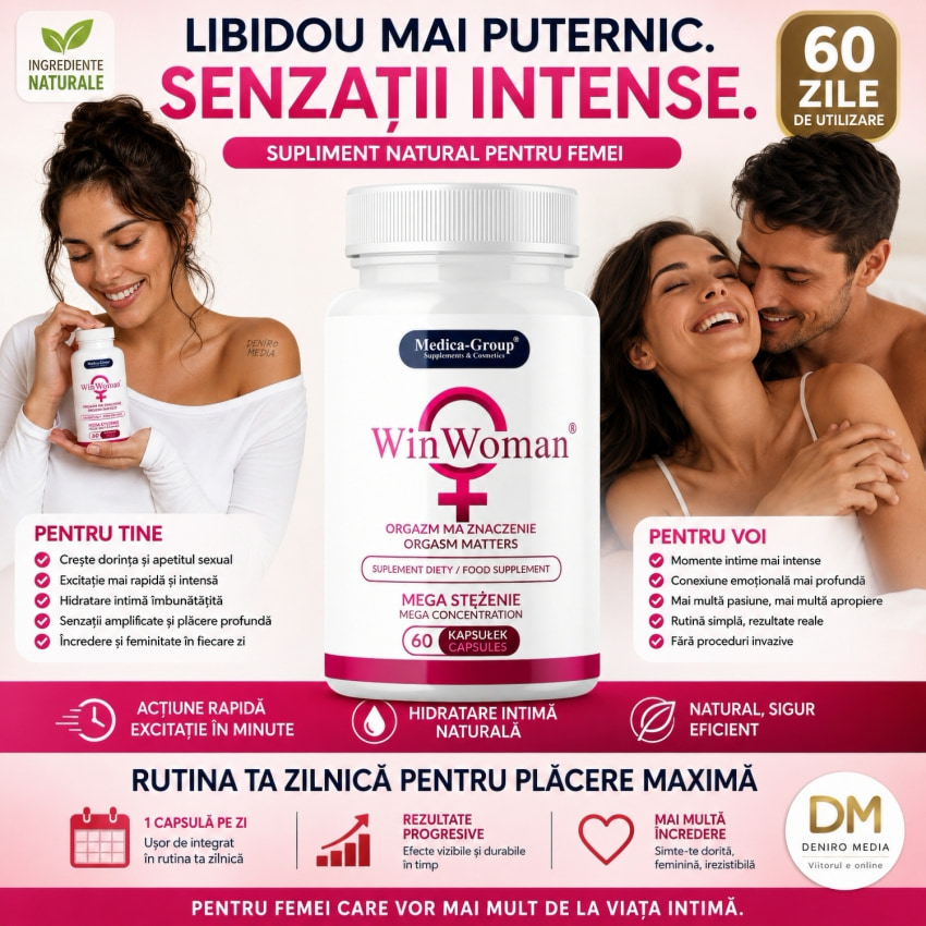 Pastile Libido Mare Pentru Femei WinWoman 60buc