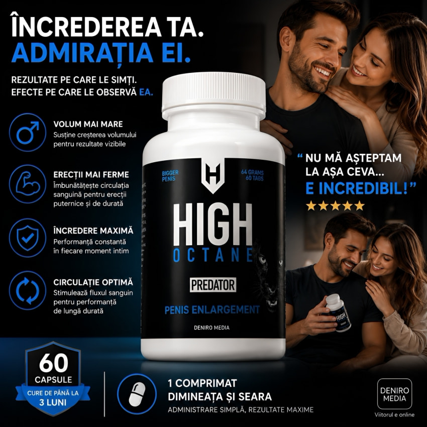 Pastile Mărirea Falusului Morningstar Predator 60 Capsule