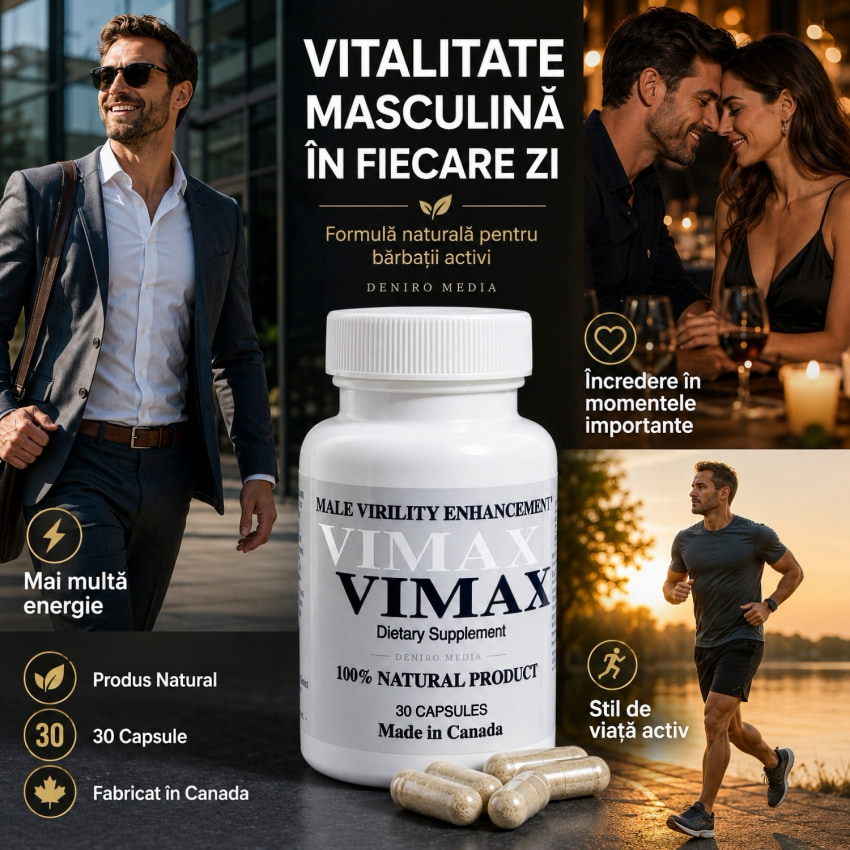 Pastile Mărirea Falusului Vimax 30 capsule