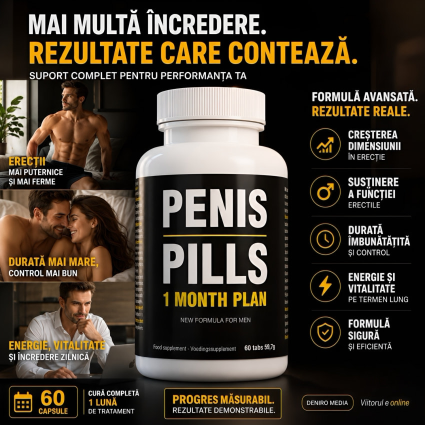 Pastile Penis Enlargement Caps 60 capsule