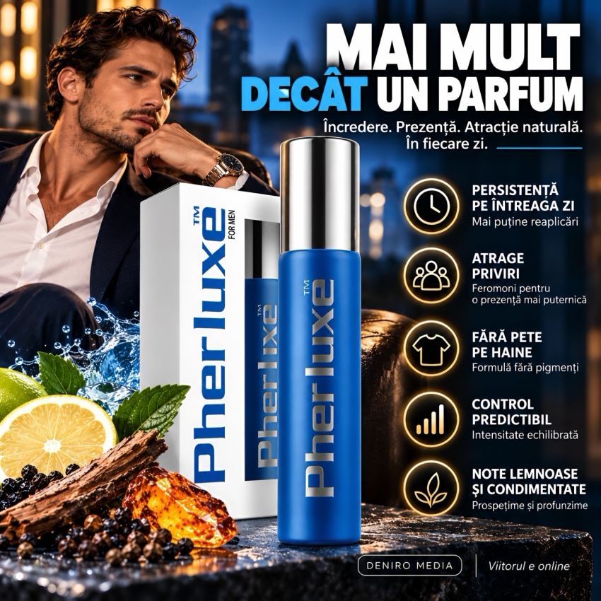Parfum cu Feromoni Pherluxe Blue pentru Seducție 33ml