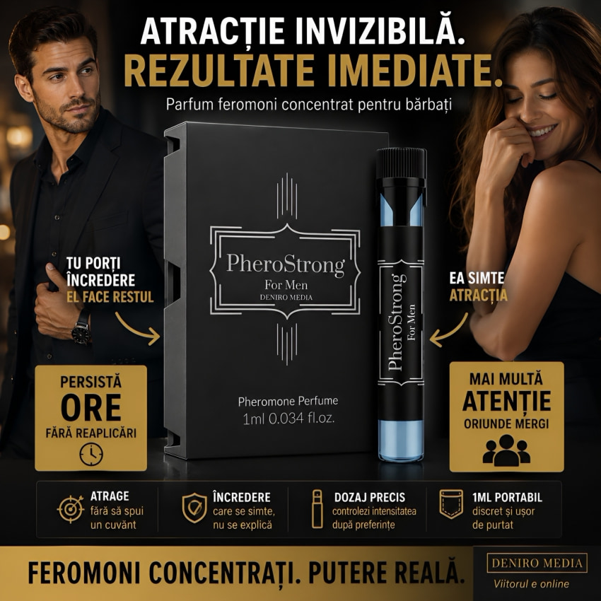 PheroStrong Concentrate — Parfum Hormoni de atracție Pentru Bărbați 1ml
