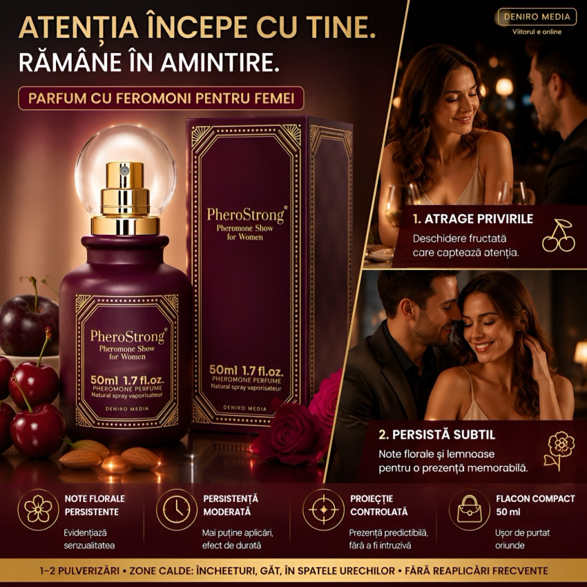 PheroStrong Show — Parfum Soții 50 ml, Floral-lemnos
