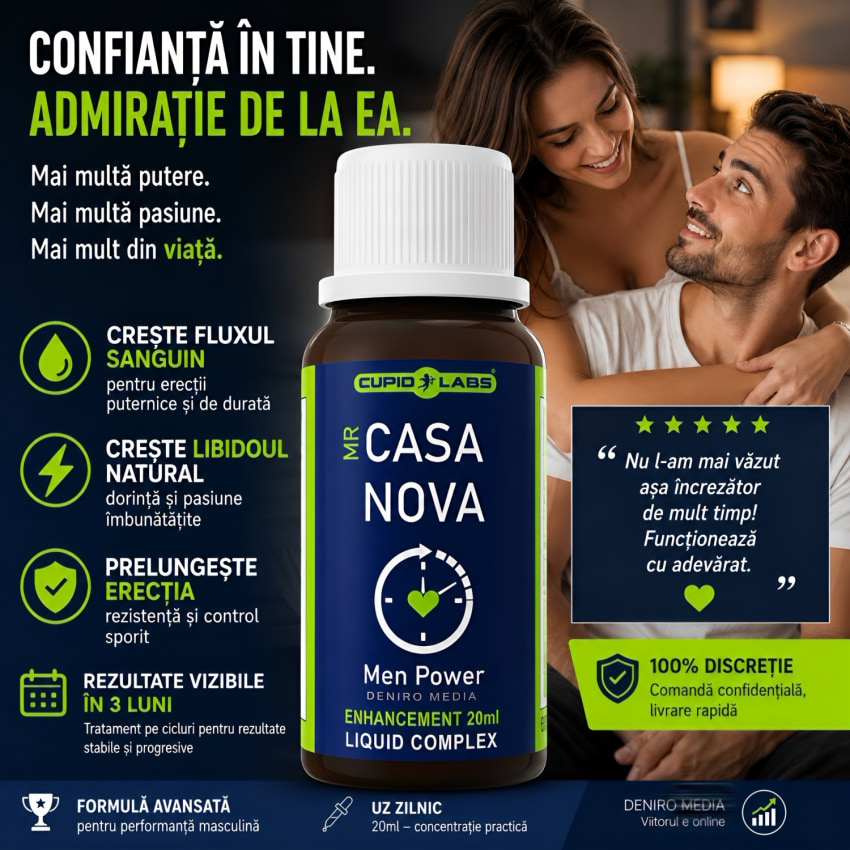 Picături Casă Nova Pentru Energie Și Creștere 20ml