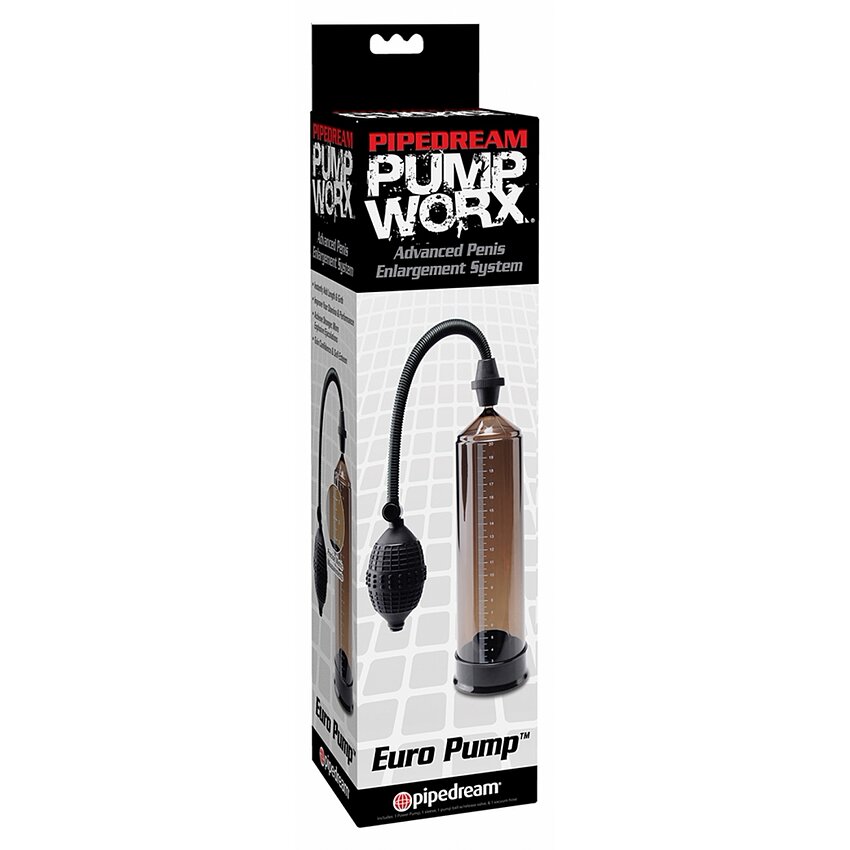 Pompă Vacuum Euro Worx pentru Mărirea Penisului Negru