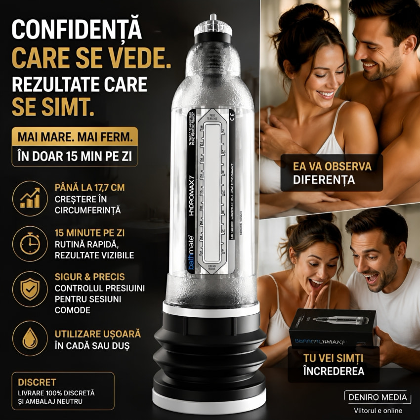 Pompă Mădular Bathmate Hydromax 7 pentru Mărirea Penisului