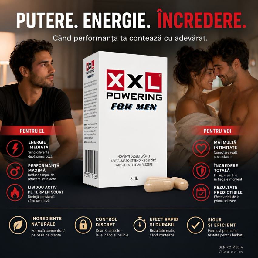 Potență Maximă Pills XXL Powering Satisfy — 8 Capsule
