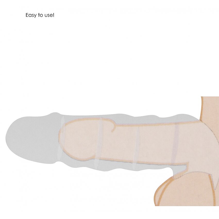 Prelungitor Penis Realist Rezistent la Apă 22 cm
